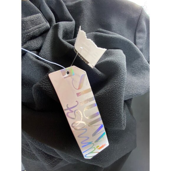 Black Wrap Style Dress With Ruched Side Detail‎ By Almost Famous Size L - Picture 7 of 7